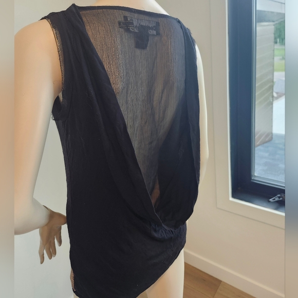 Desigual drapey top with sequinned embelishment - Picture 2 of 8